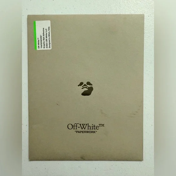Off-White “Paperwork” Graphic Nail Adhesive